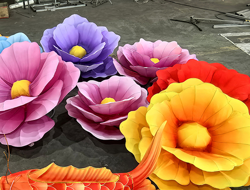国花牡丹花花灯